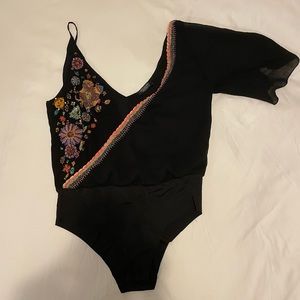 Zara blouse bodysuit
